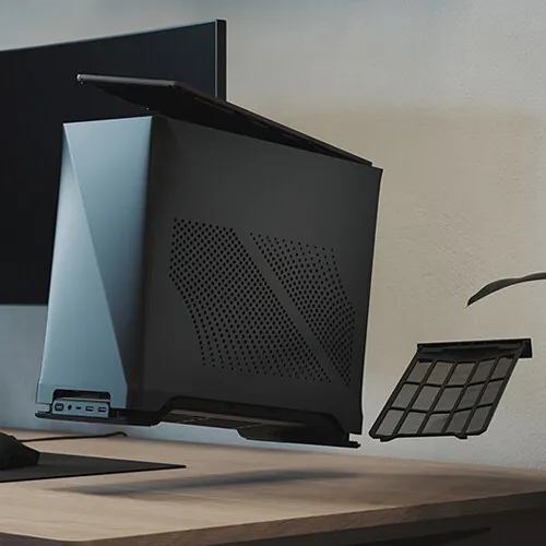 Case Fractal Design Era 2 Midnight Blue FD-C-ERA2N-03 – Mini-ITX Cao Cấp | Xanh Navy Sang Trọng
